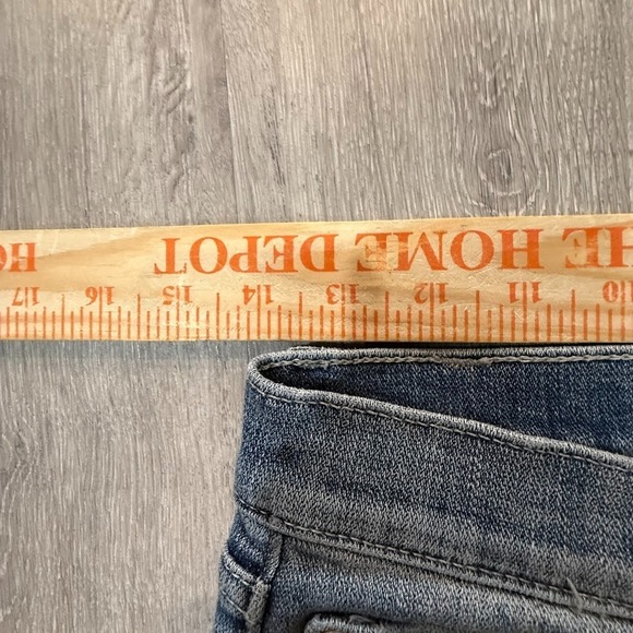 7 For All Mankind Josefina Jeans Womens 25 Blue Button Fly Boyfriend 28x27 - Picture 5 of 7